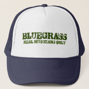 Casquette Bluegrass Musique Real Musiciens Only Rough Texte