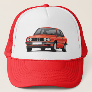 Casquette BMW rouge 3 séries (E30)