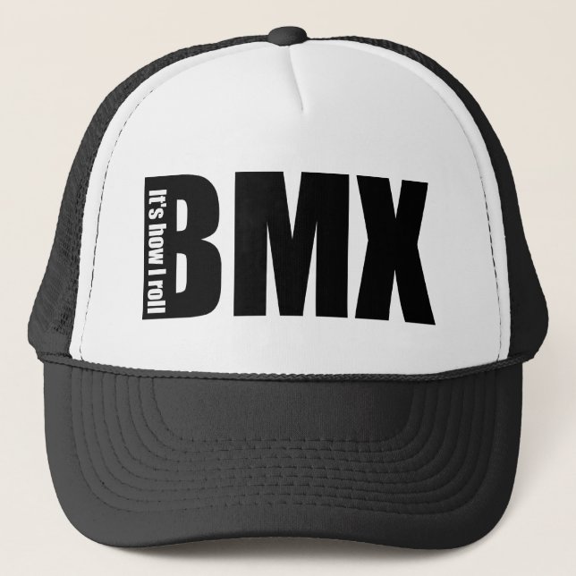 Casquette BMX - C'est comme ça que je roule (Devant)