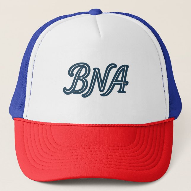 Casquette BNA Nashville Airport Code Design de script - Retr (Devant)