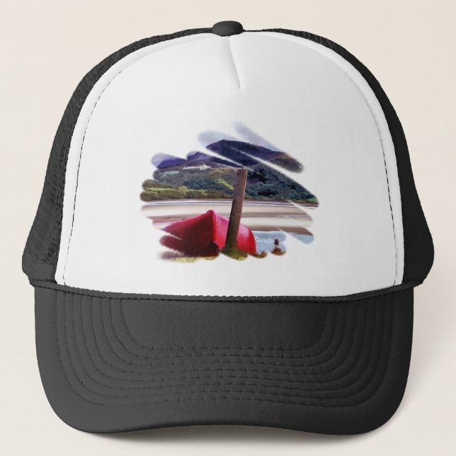 CASQUETTE BOAT AND MOUNTAIN LANDSCAPE (Devant)