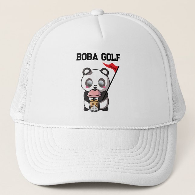 Casquette Boba Golf | Milk Tea | Bubble Golf | Golfer (Devant)