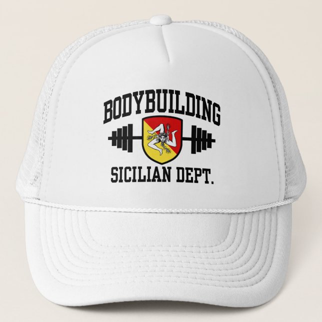 Casquette Bodybuilder sicilien (Devant)