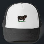 Casquette Boeuf noir d'Angus<br><div class="desc">Les fermes et les animaux de ferme sont un thème durable avec le jeune et des jeunes au coeur.  Créez les cadeaux uniques pour aimé avec cette conception sur des T-shirts,  sweatshirts,  emballages,  tentures et plus !</div>