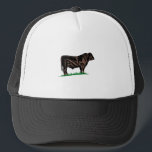 Casquette Boeuf noir d'Angus<br><div class="desc">Les fermes et les animaux de ferme sont un thème durable avec le jeune et des jeunes au coeur.  Créez les cadeaux uniques pour aimé avec cette conception sur des T-shirts,  sweatshirts,  emballages,  tentures et plus !</div>