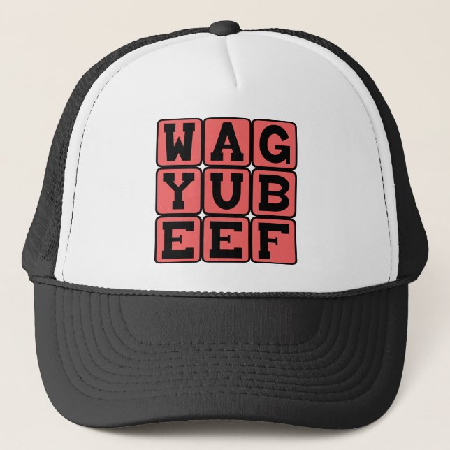 Casquette Boeuf Wagyu, vache japonaise (Devant)