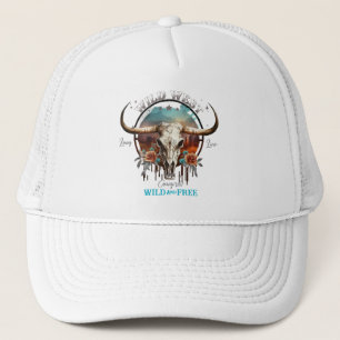 Casquette Boho Wild and Free Trucker Hat