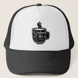 Casquette Boire Café Et Penser Anniversaire Cool Addict