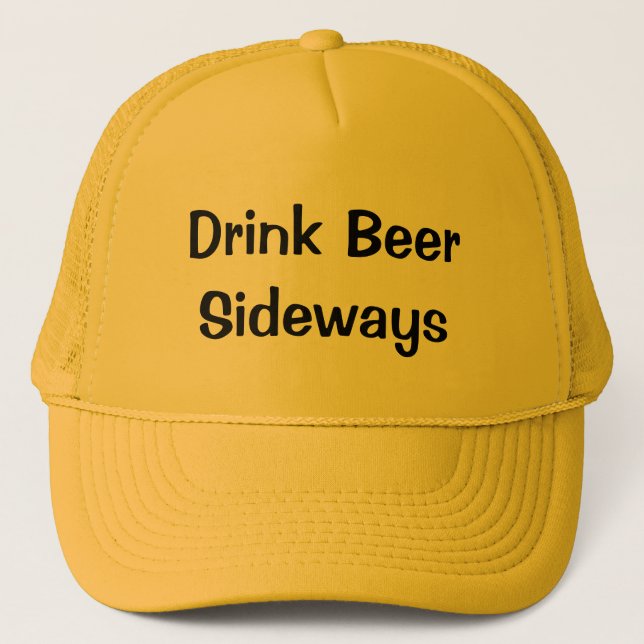 Casquette Boire la bière sur les côtés (Devant)