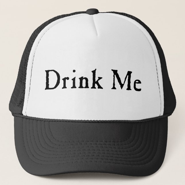 Casquette Boire mon texte (Devant)