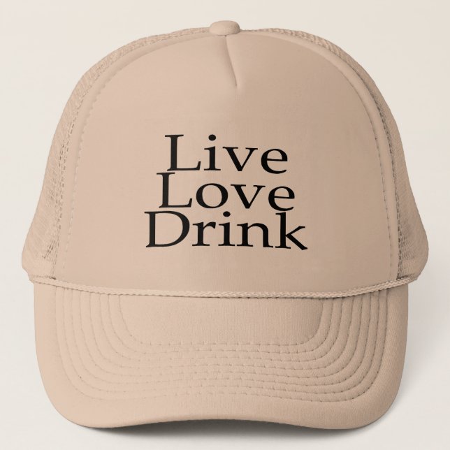 Casquette Boisson vivante d'amour (Devant)