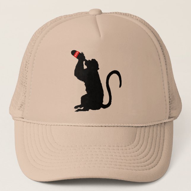 Casquette Boissons alcoolisées de singe (Devant)