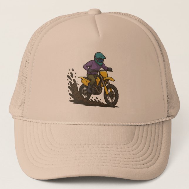 Casquette Bold Dirt Bike Rider (Devant)