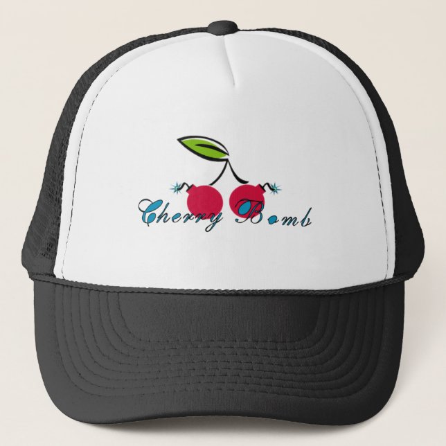 Casquette Bombe de cerise (Devant)