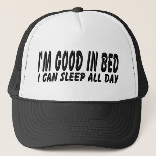 Casquette Bon dans le lit