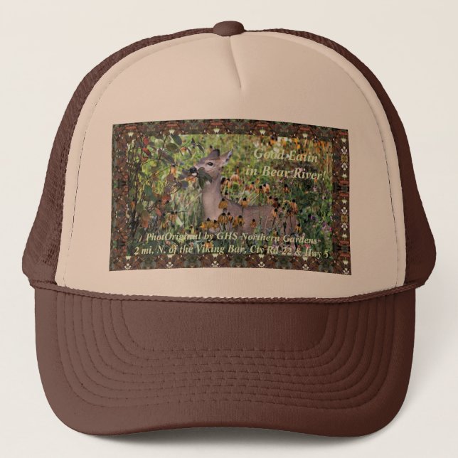 Casquette Bon Eatin en rivière d'ours ! (Devant)