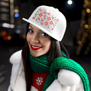 Casquette Bonbons à la menthe de Noël