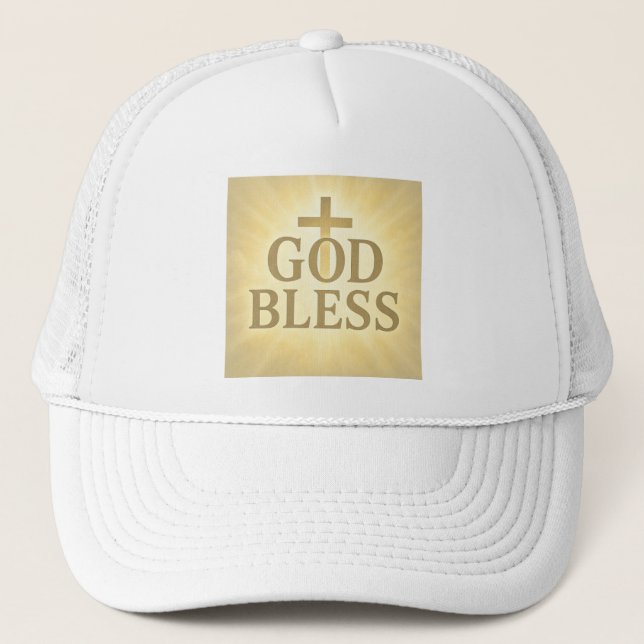 Casquette Boné Cristão God Bless – Fé e Estilo (Devant)