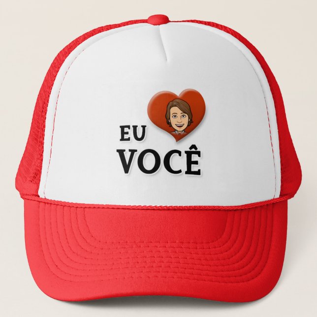 Casquette Boné Eu Amo Você  (Devant)