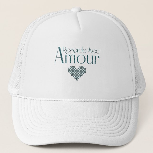 Casquette Boné Regarde Avec Amour (Devant)