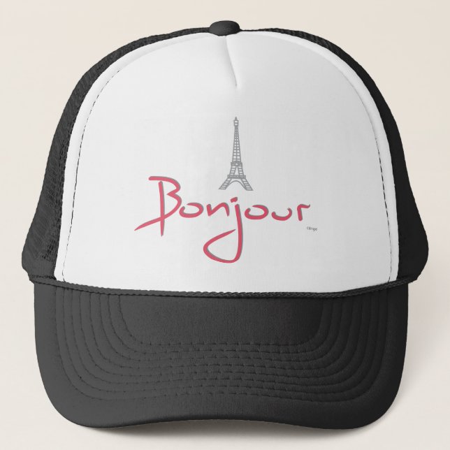Casquette Bonjour (Bonjour) Paris (Devant)
