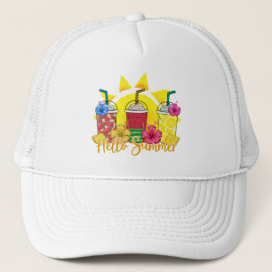 Casquette Bonjour Été Vibrant Fruit Tropical Smoothie