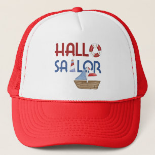 Casquette Bonjour marin