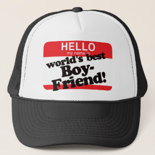 Casquette Bonjour mon nom est le meilleur ami du monde