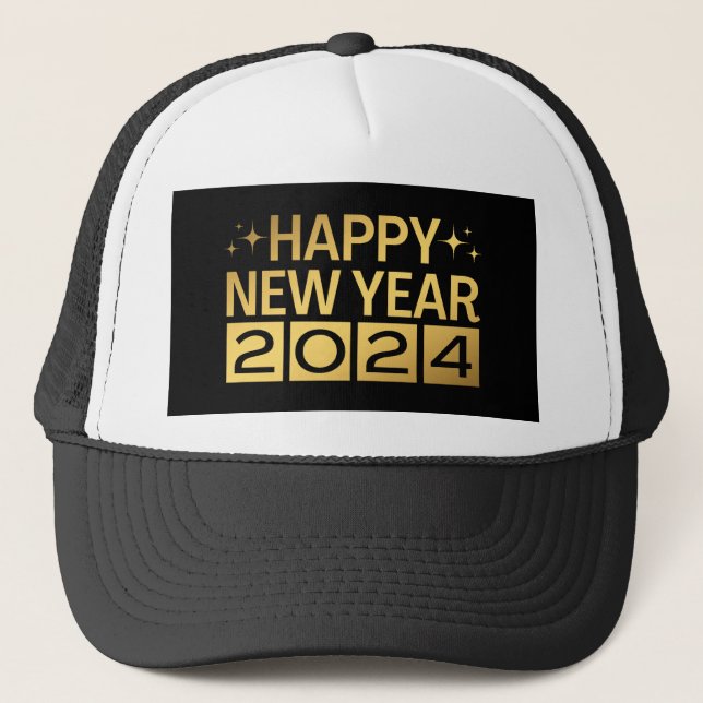 Casquette Bonne année 2024 (Devant)