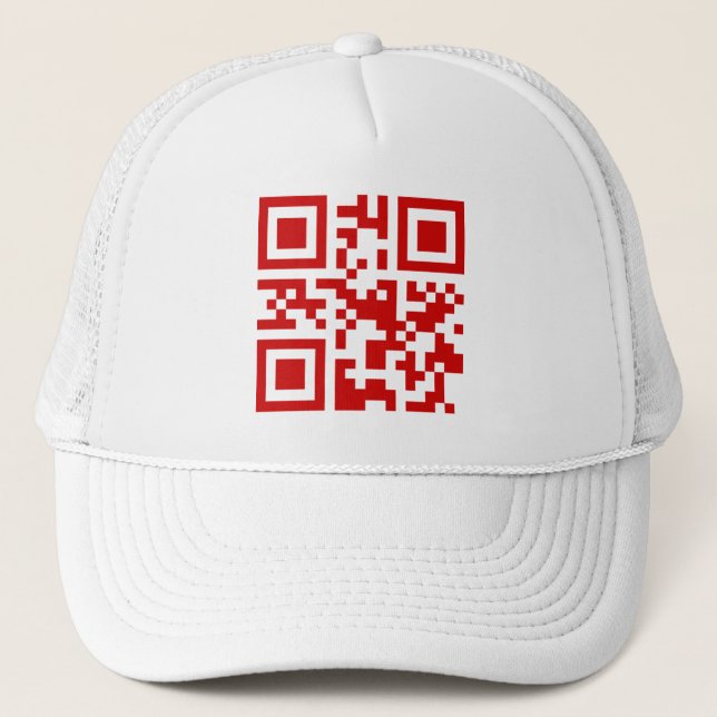 Casquette Bonne année ! — Code QR (Devant)
