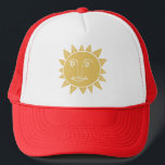 Casquette Bonne conception solaire souriante<br><div class="desc">L'art cool pour vous ! Consultez ma boutique pour plus de designs !</div>