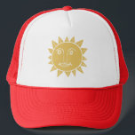 Casquette Bonne conception solaire souriante<br><div class="desc">L'art cool pour vous ! Consultez ma boutique pour plus de designs !</div>