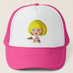 Casquette Bonne fille avec Prince de la grenouille