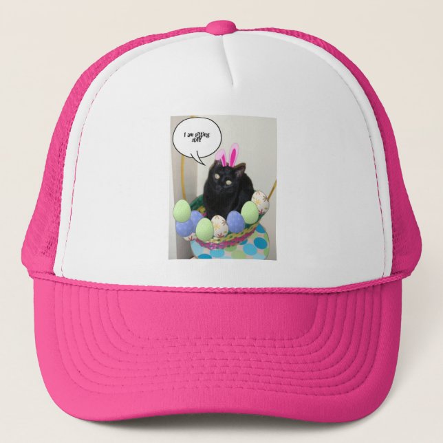 Casquette Bonne Pâques Kitty (Devant)