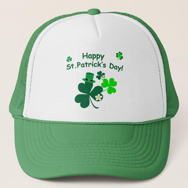 Casquette Bonne Saint Patrick's Day (Devant)