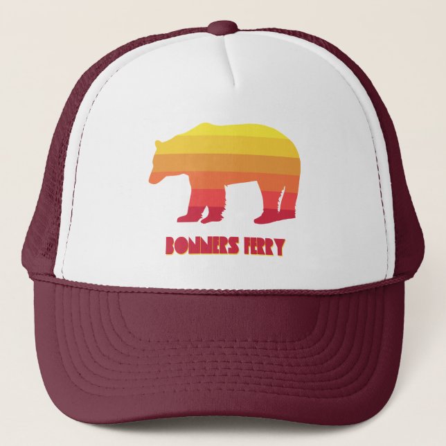Casquette Bonners Ferry Idaho Rainbow Bear (Devant)
