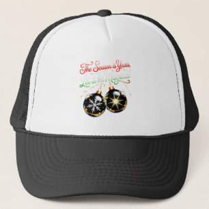 Casquette Bonnet Chaleureux de Noël Magique à Lueur Dorée