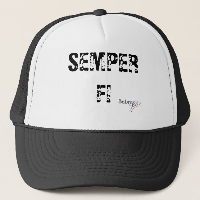 CASQUETTE BONNET SABBRAGE SEMPER FI (Devant)