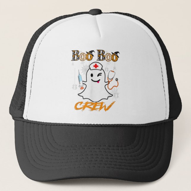 Casquette Boo Funny Crew Halloween (Devant)