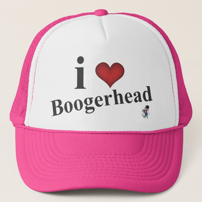 Casquette boogerhead du coeur i (Devant)