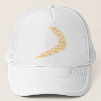 Casquette Boomerang acceptance, allowance, forgiveness cap