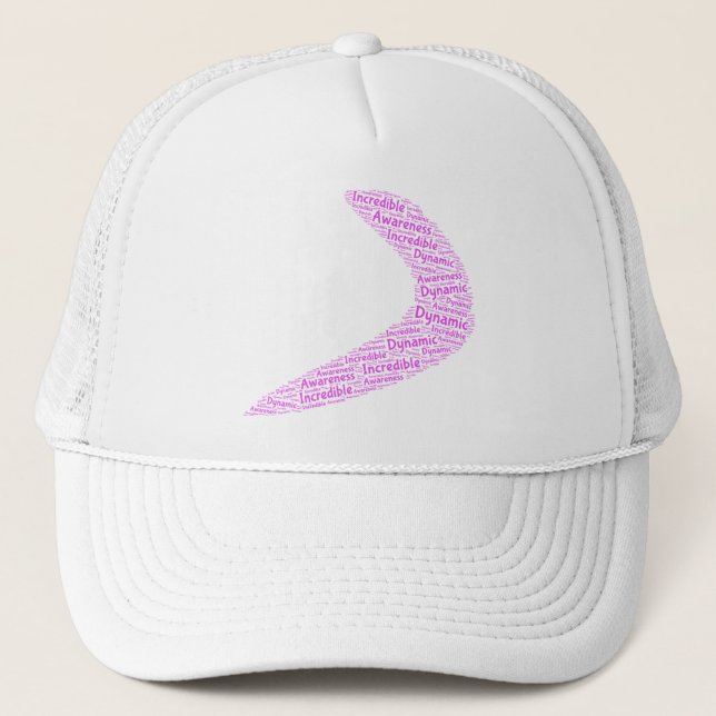 Casquette Boomerang Dynamic, incredible, awareness cap (Devant)