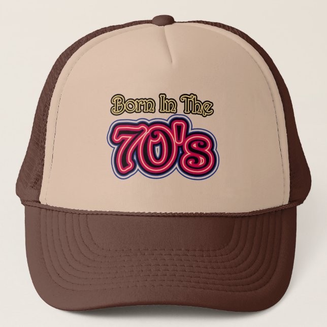 Casquette Born In The 70's (Devant)