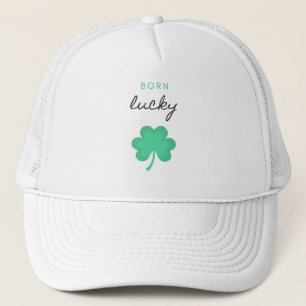 casquette "BORN LUCKY SHAMROCK"