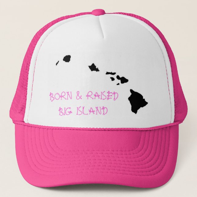 CASQUETTE BORN & RAISED BIG ISLAND (Devant)