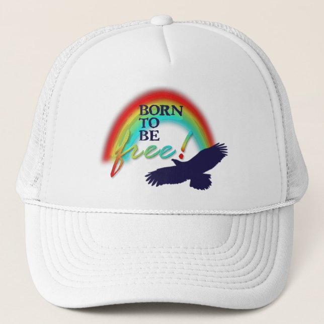 Casquette Born To Be FREE (Devant)