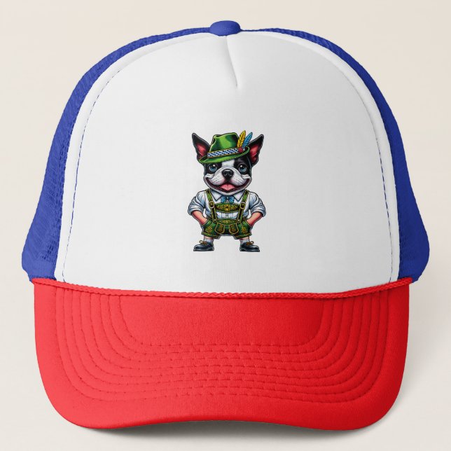 Casquette Bostie en costume (Devant)
