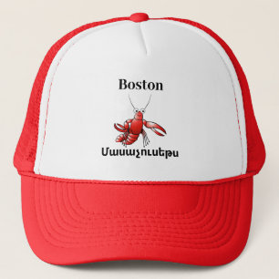 Casquette Boston Մ ա ս ա չ ո ւ ս Trucker Hat