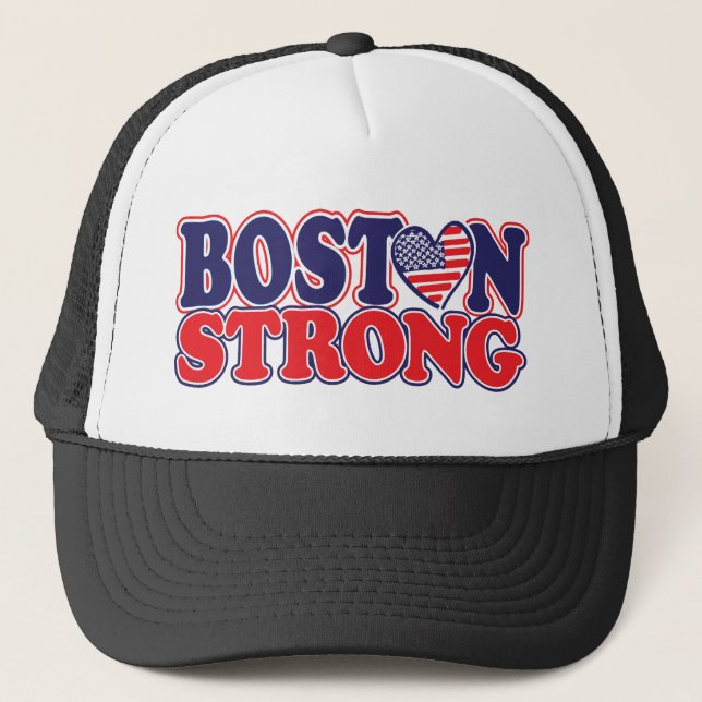 Casquette Boston Forte Avec Amricah Heart (Devant)