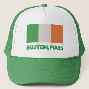 Casquette Boston, Mass Fière Héritage Irlandais - Drapeau